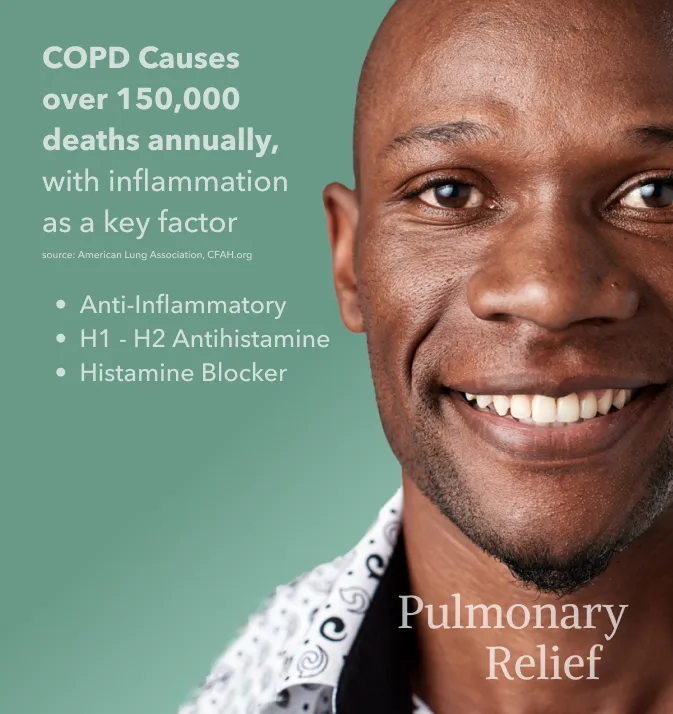 copd causes over 150,000 deaths annually with inflammation as a key factor