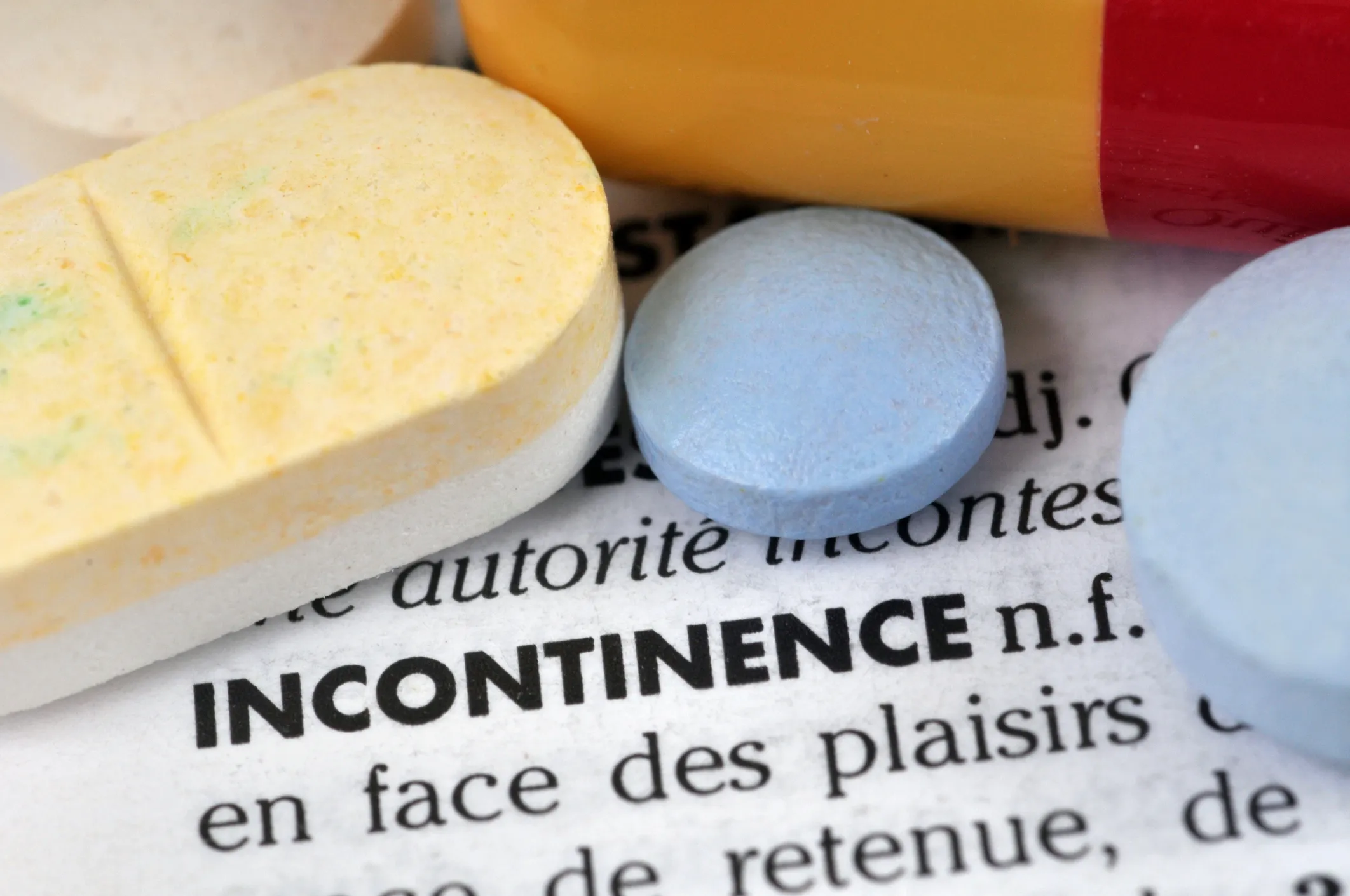 Incontinence can mean constant diarrhea, without sickness or illness to cause