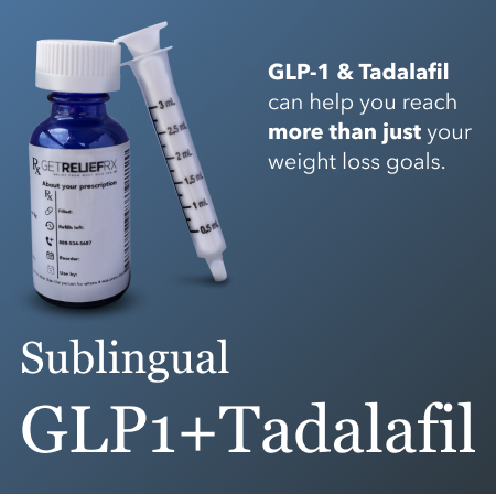 GLP-1 & Tadalafil can help you reach more than just your weight loss goals.