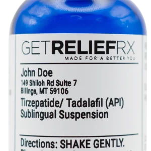 Image of Tirzepatide and Tadalafil compounded prescription