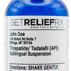 Image of Tirzepatide and Tadalafil compounded prescription